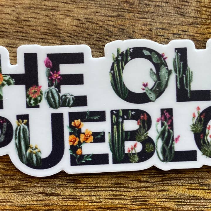 „Den gamle Pueblo“ klistermærke for engroshandel hos TheDesertPen