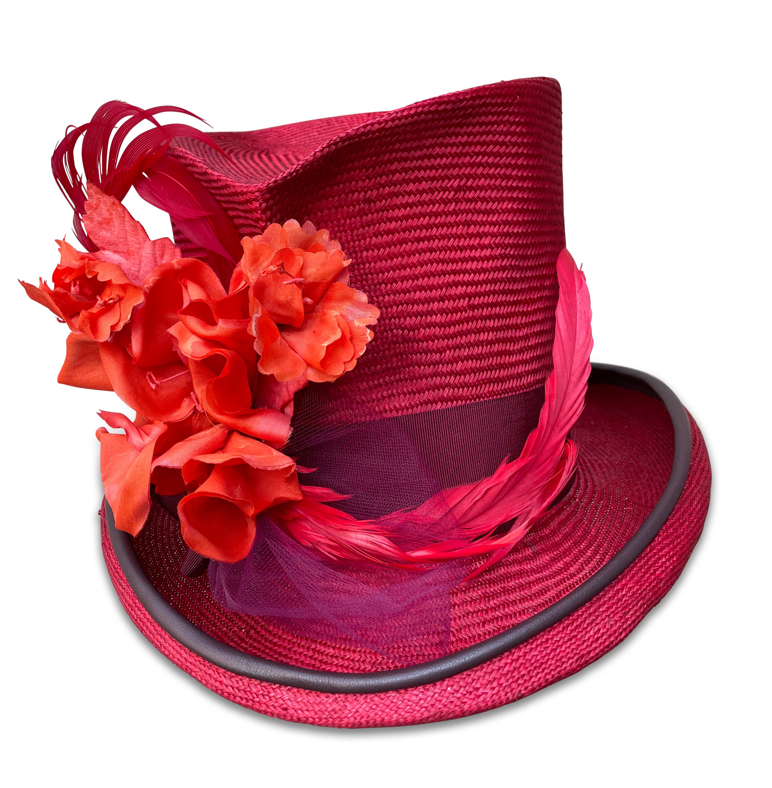 Cha Cha's House of Ill Repute - Wholesale Straw Hat - Women's - Persephone - Derby Top Hat1