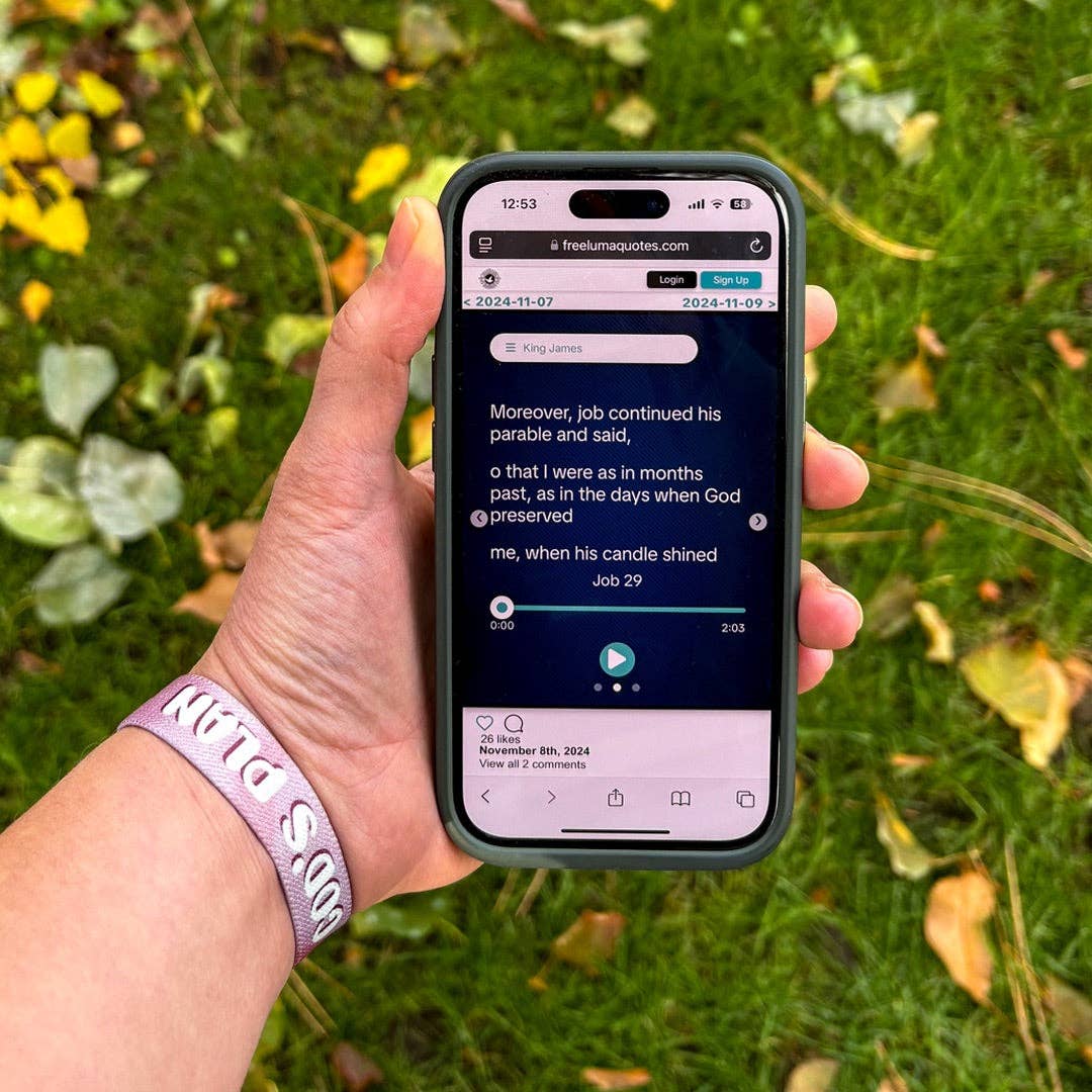 Free Luma - Wholesale Woven/Braided Bracelet - God's Plan NFC Bible Verse Bracelet5