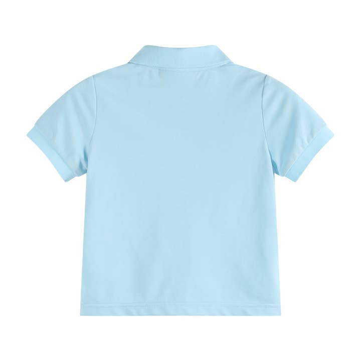 Lil Cactus - Wholesale T-Shirt - Kids - Light Blue Golf Hole Polo Shirt