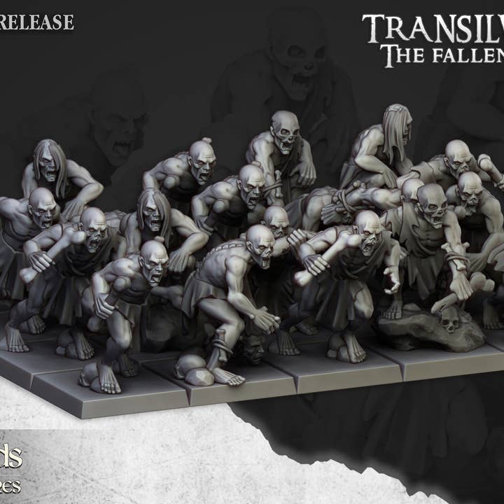 Ghouls – Set mit 10 Figuren für den Großhandel von Forg3d