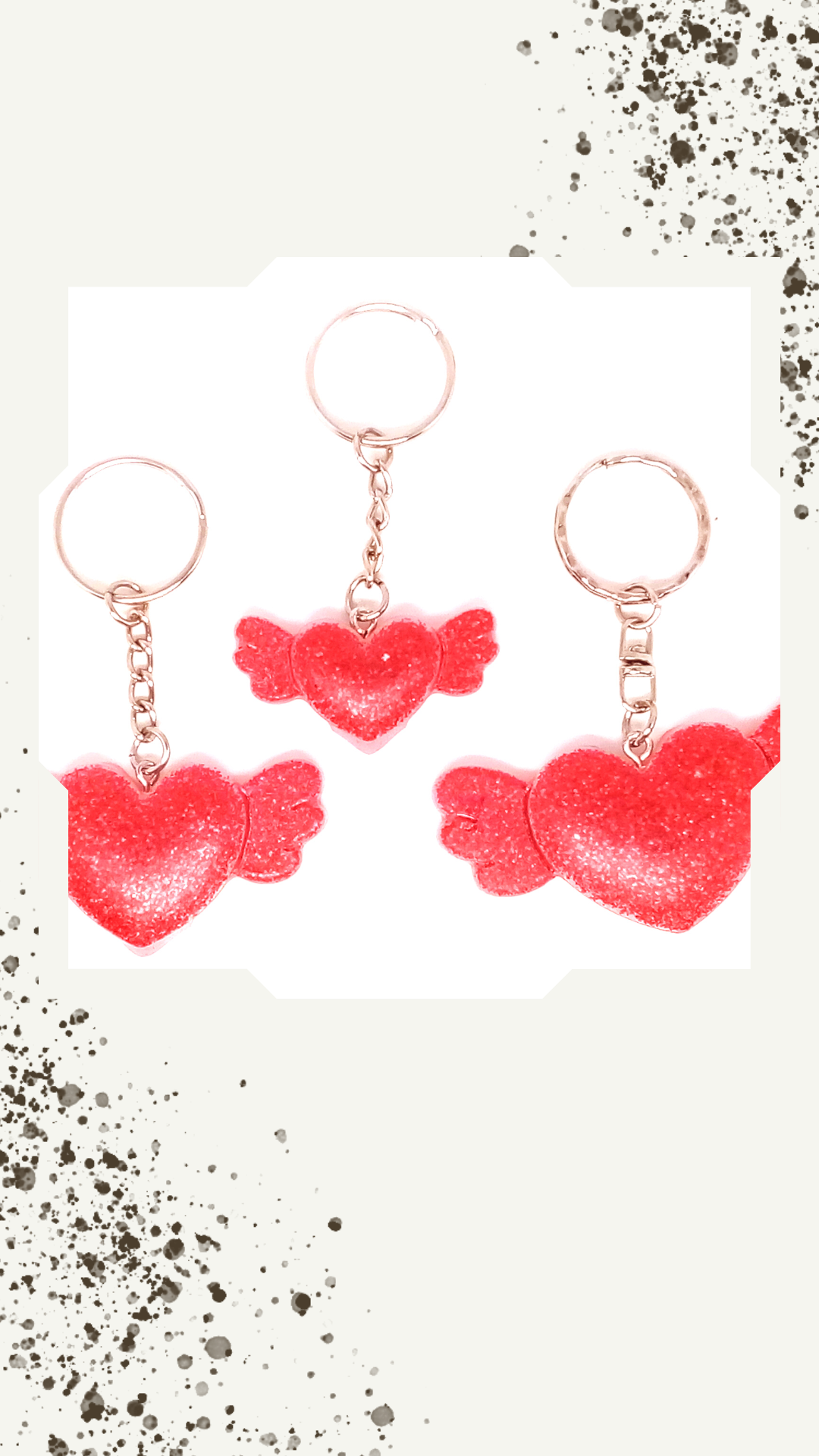 LE MONDE DE SOON - Venta al por mayor Llavero - Mujer - ala corazón1