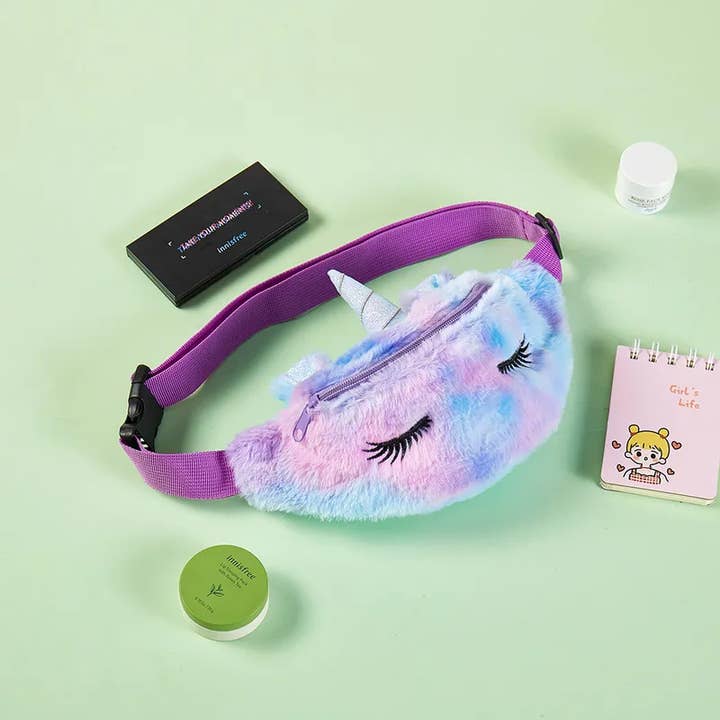 Sweet Cherry Sky – Engroshandel Bæltetaske – til børn – Unicorn Fanny Pack Crossbody-taske til børn