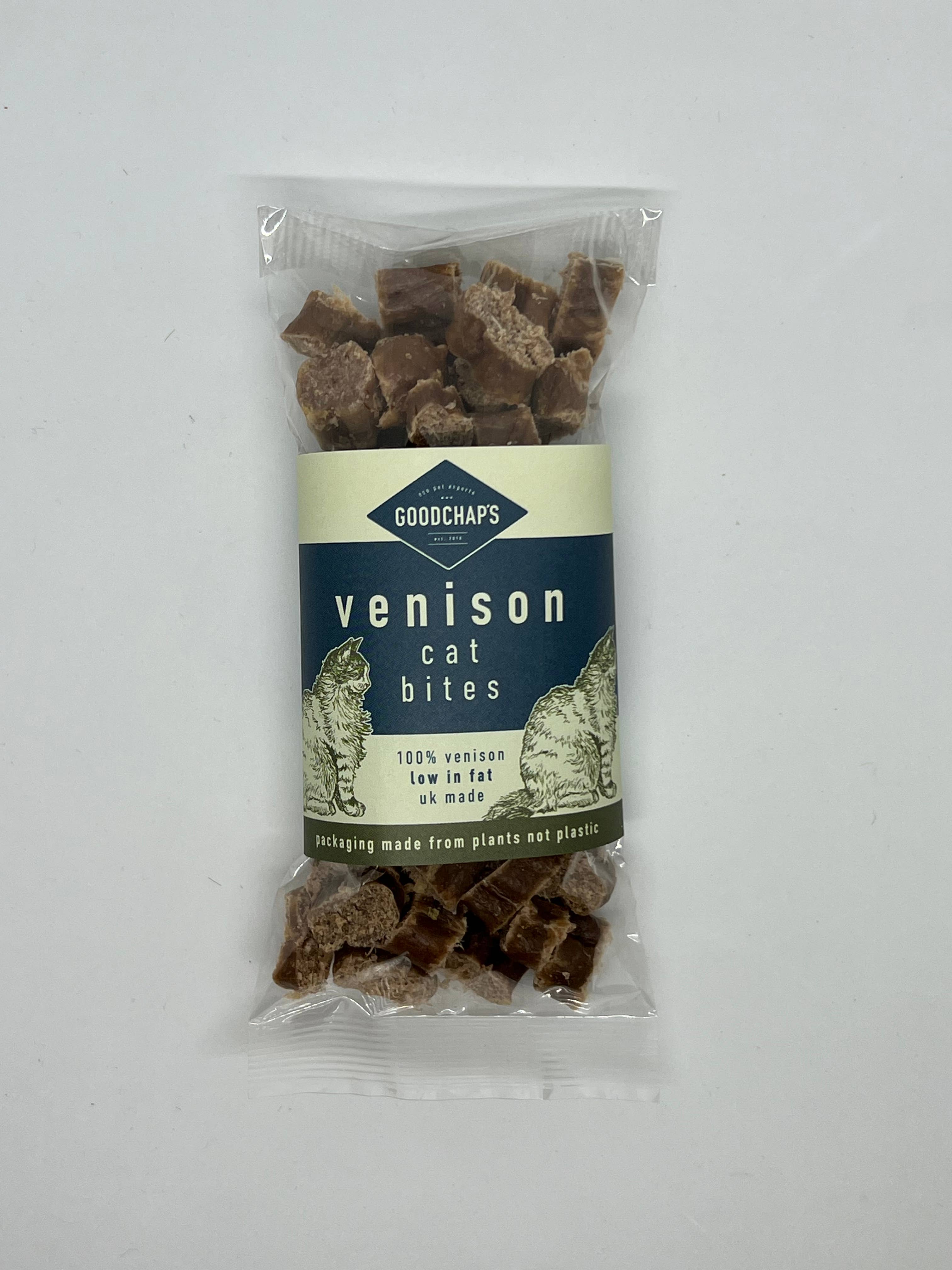 Goodchap's – wholesale Pet treats – Cat – Venison - Cat Bites 1