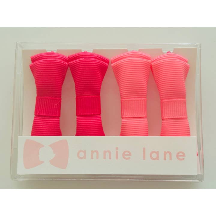 Confezione di 4 code di cavallo - San Valentino Rosa Brillanti per la vendita all'ingrosso da parte di Annie Lane
