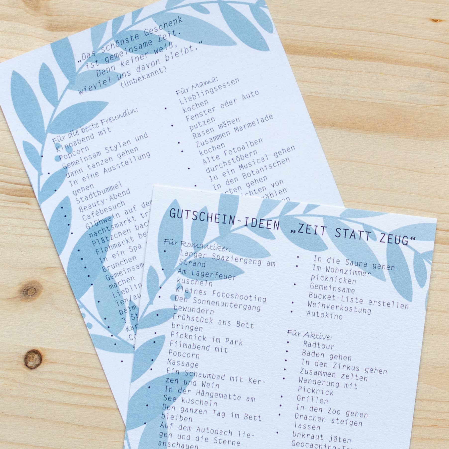 Rotberta - Wholesale Gift Tag - Voucher booklet time instead of stuff, butterfly5