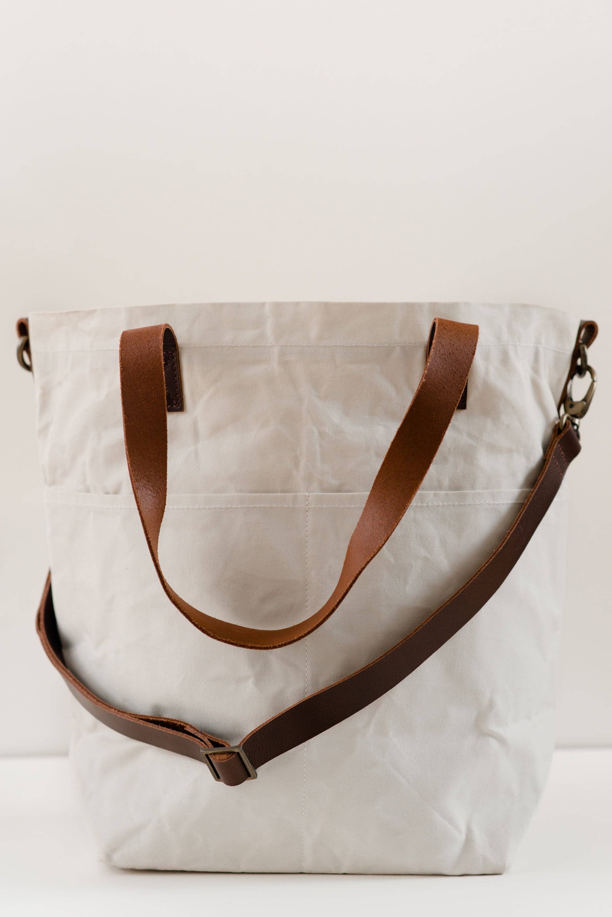 Quince & Co. - Wholesale Tote Bag - Women's - waxed canvas crossbody tote7