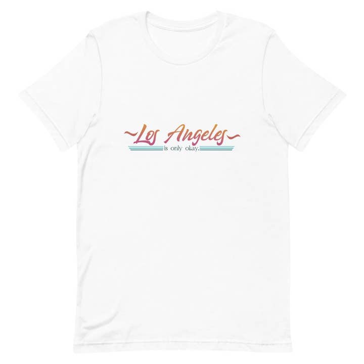 « LA, Brah » - T-shirt coupe décontractée pour la vente par Tiny Cow Designs