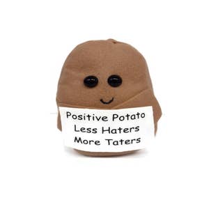 Mini Funny Positive Potato, 3 Inch Positive Potato Crochet Cute