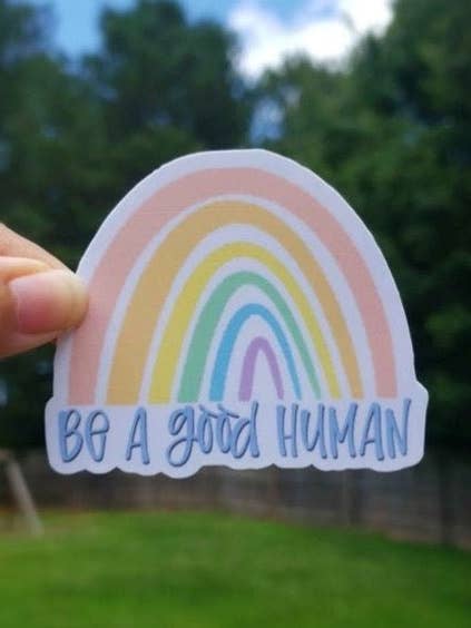 Var en bra mänsklig klistermärke för wholesale av A Little Design Company