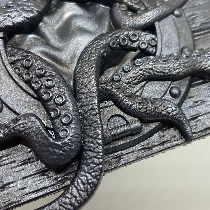 Oceana by Dreams in Driftwood - Wholesale Wall Accent - 3D Octopus and porthole in large Box frame | Scottish Gifts