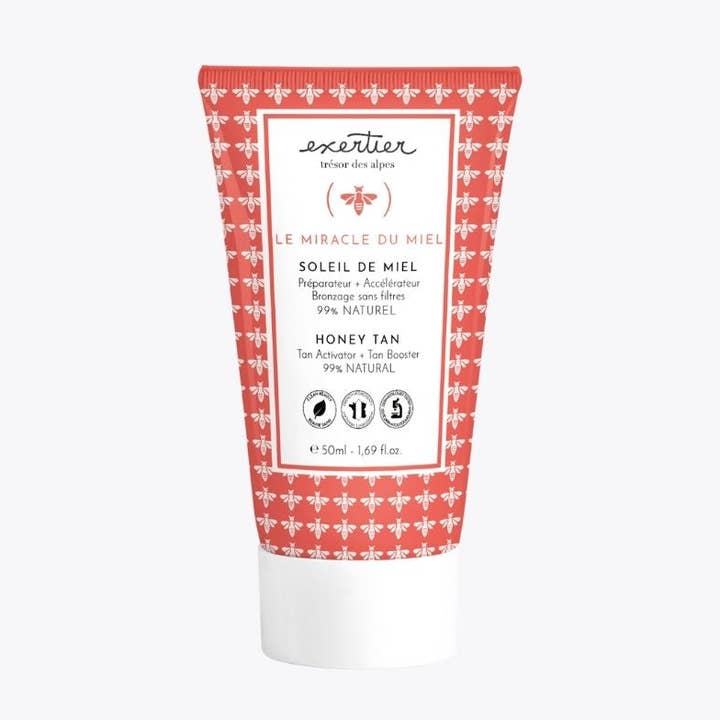 SOLEIL DE MIEL - Preparatore per l'abbronzatura+acceleratore per la vendita all'ingrosso da parte di Exertier trésor des Alpes