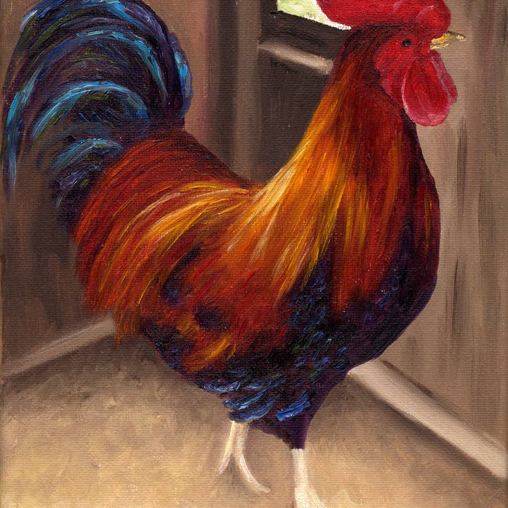 Carte individuelle « Cooster Cogburn » pour la vente par Mother Bear Studio