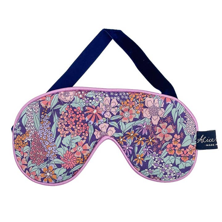 Liberty Eye Mask Ciara Lavender | Gifting for wholesale by Alice Caroline