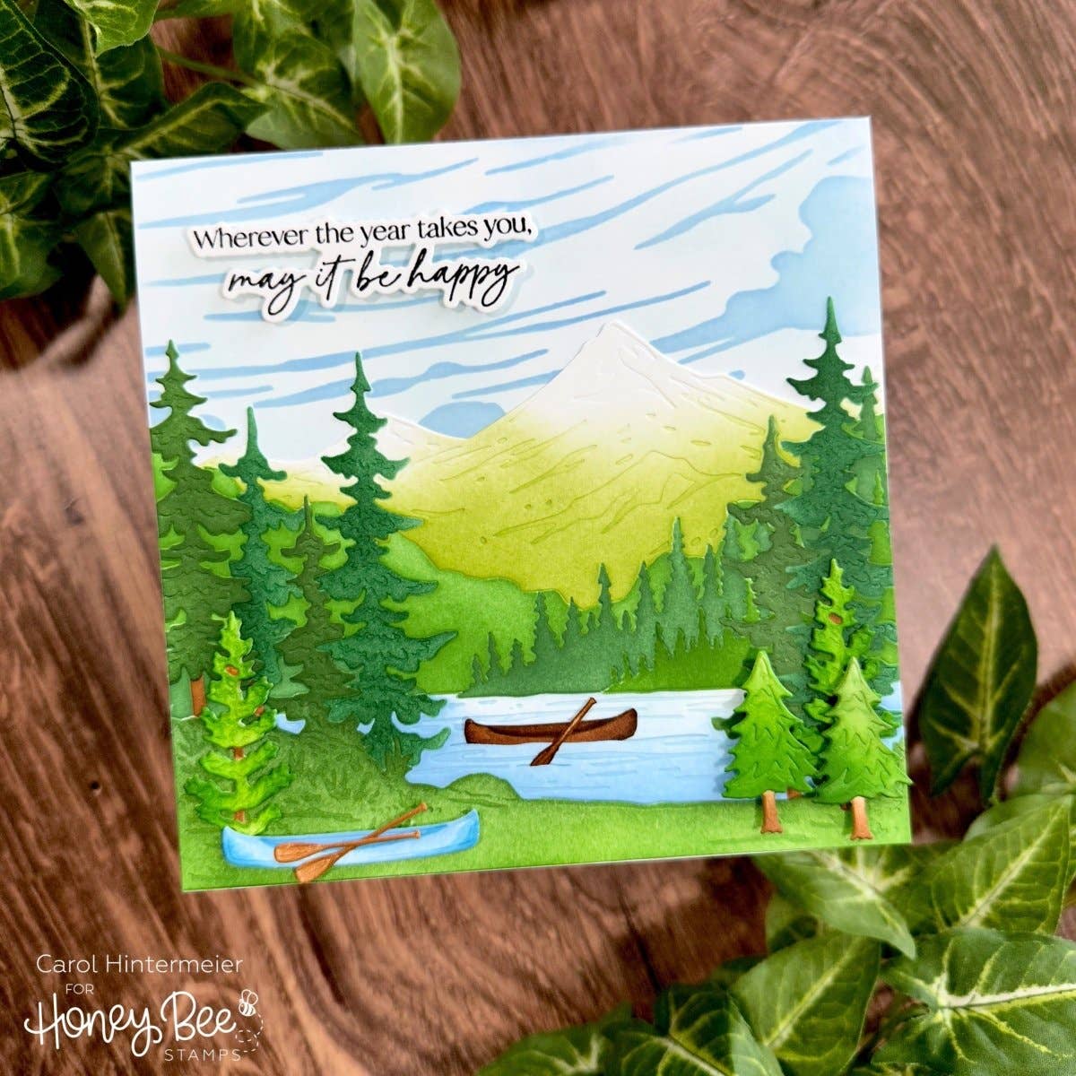 Honey Bee Stamps - Wholesale Rubber/Decorative Stamp - Be Still - 6x6 Photopolymer Stamp Set6