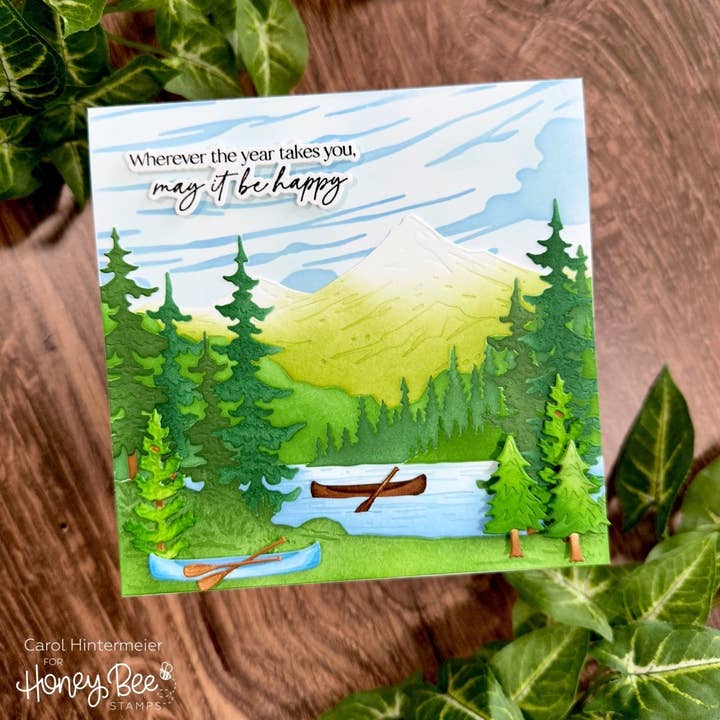 Honey Bee Stamps – Engroshandel Gummistempel/pyntestempel – Vær stille - 6x6 fotopolymer stempelsæt6