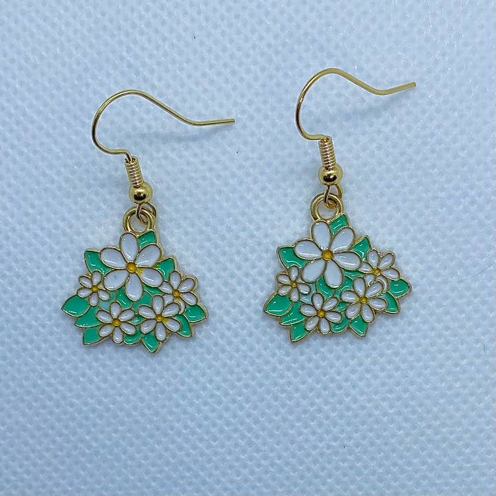 Pendientes Plumeria para venta al por mayor de Trinkerbell Jewelry