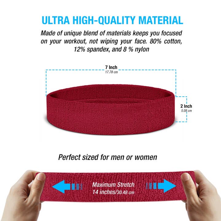 Runners Essentials by Without Limits - Wholesale Fashion Headband - Women's - Headband / Wristband Set74