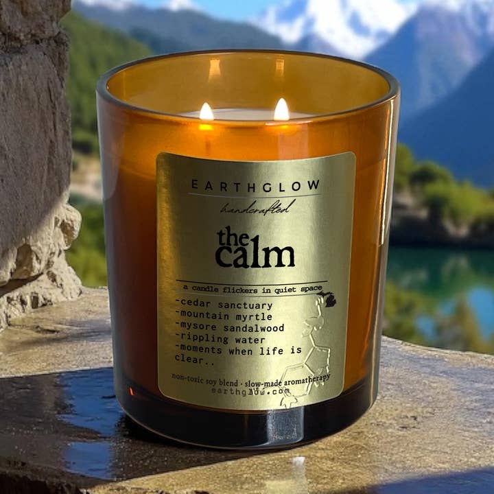 The Calm | 10.75 oz Natural Soy Blend Candle for wholesale by Earthglow