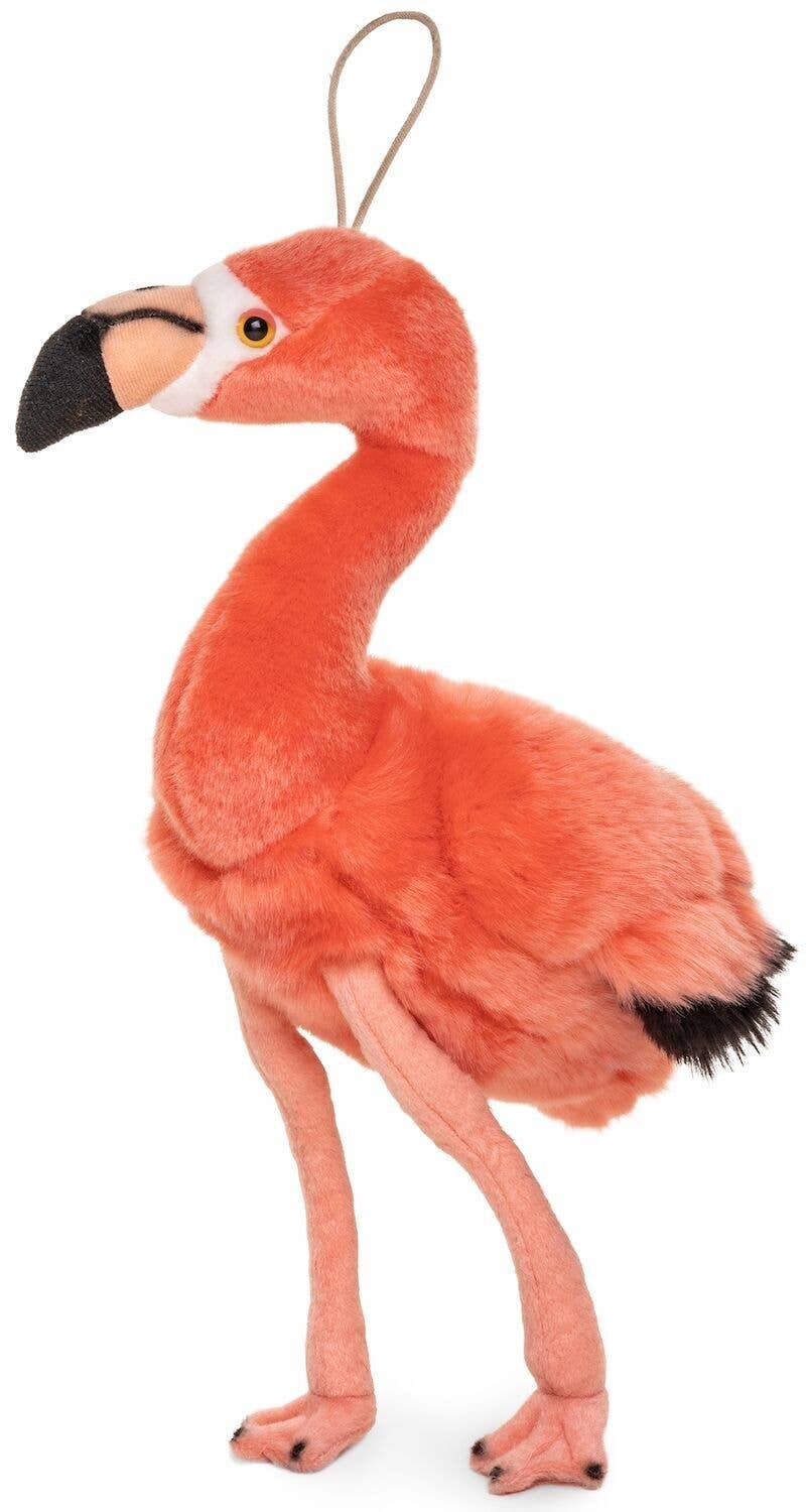 Uni Toys - Vente Peluche – enfant et bébé - Flamant rose - avec boucle - doudouille/peluche1