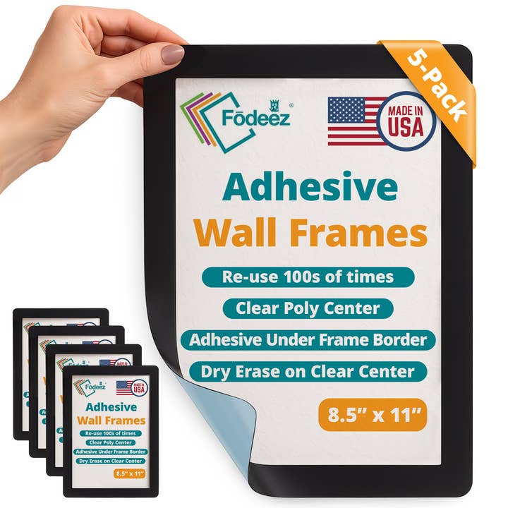 Self-Stick Sign Holders for Walls for wholesale by Fodeez® Frames