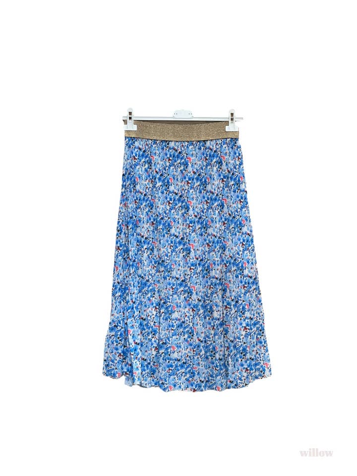 MOONSUN – wholesale Kjol - Dam – Plisserad kjol med blommönster