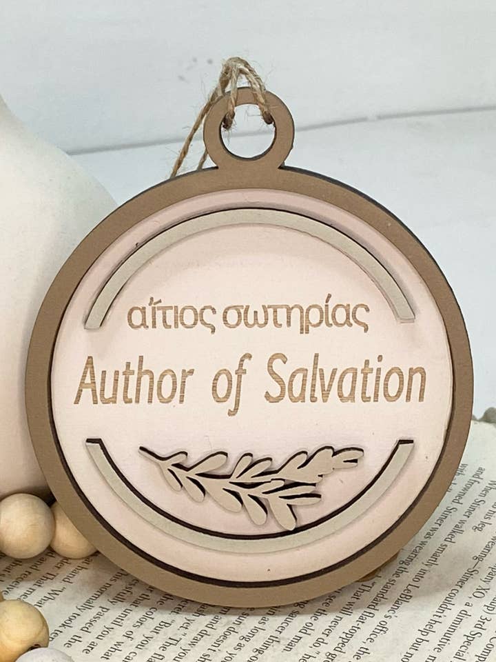 Man of Sorrows, Isaiah 53:3, Name of Jesus Ornament for wholesale by Pine Designs