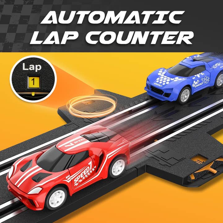 Atlasonix - Wholesale Toy Car/Truck - Kids - Slot Car Race Track Sets - Double Loop6