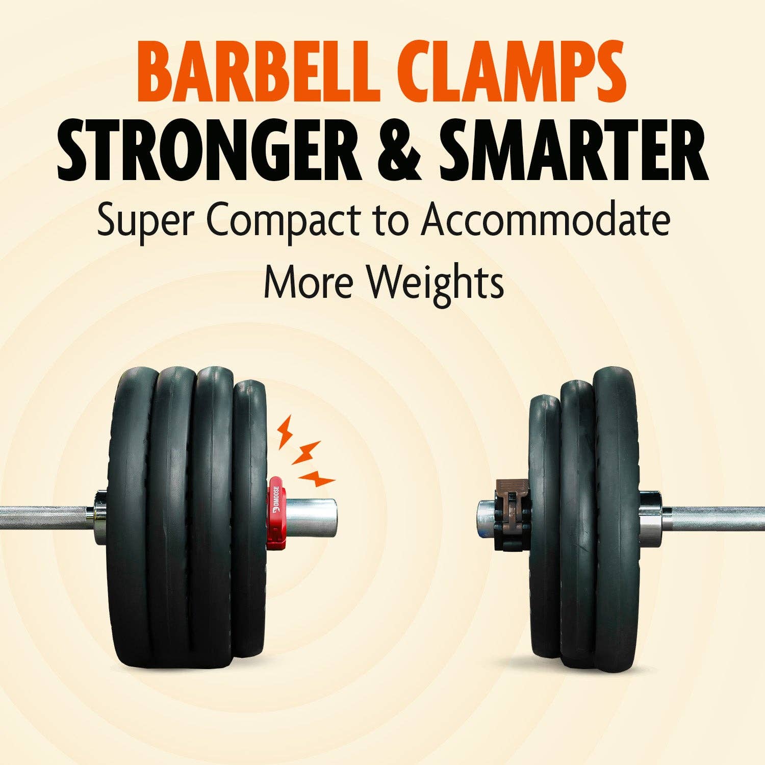 DMOOSE - Wholesale Fitness Equipment - Olympic Barbell Clamps – Magnetic Grip, Advanced Locking, 2-Inch13