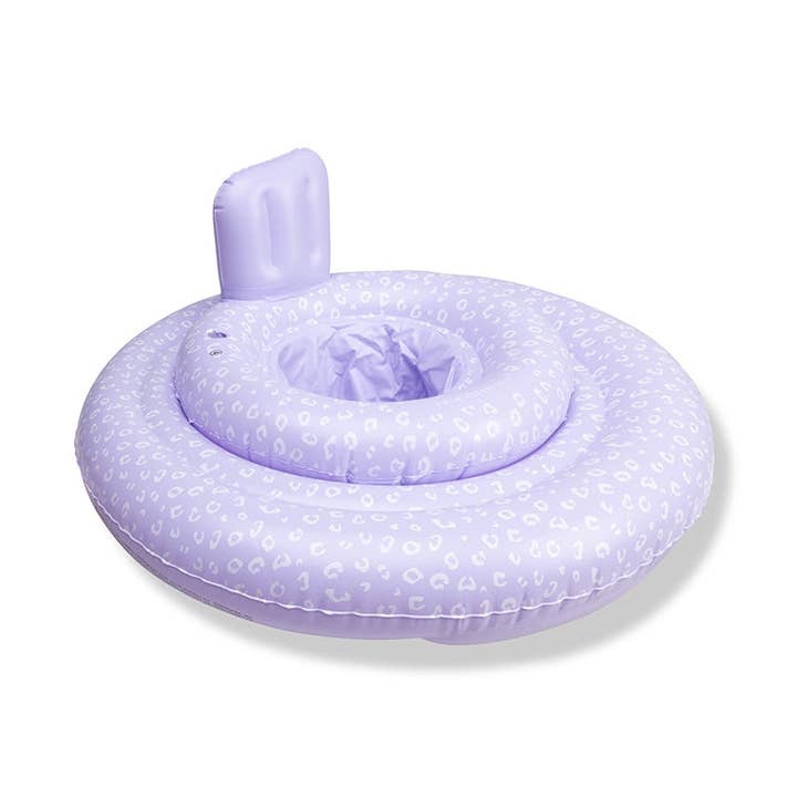 Bouée Bébé - Lila - Léopard - 0/1 An pour la vente par Swim Essentials