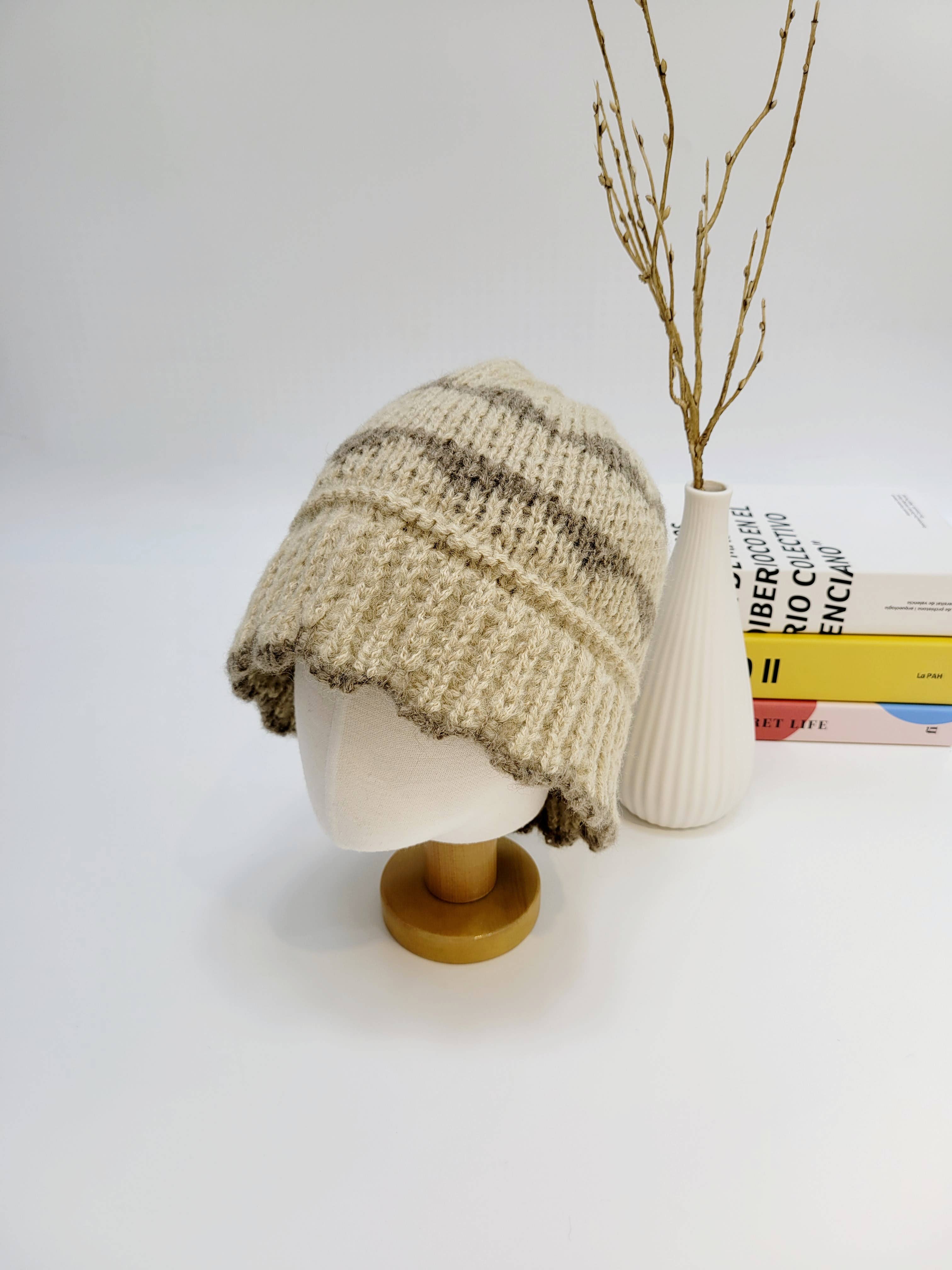 Comfortarians – Engroshandel Bucket hat - Dame – Alpaca strikket spandhue, Premium blød og varm vinterhue13