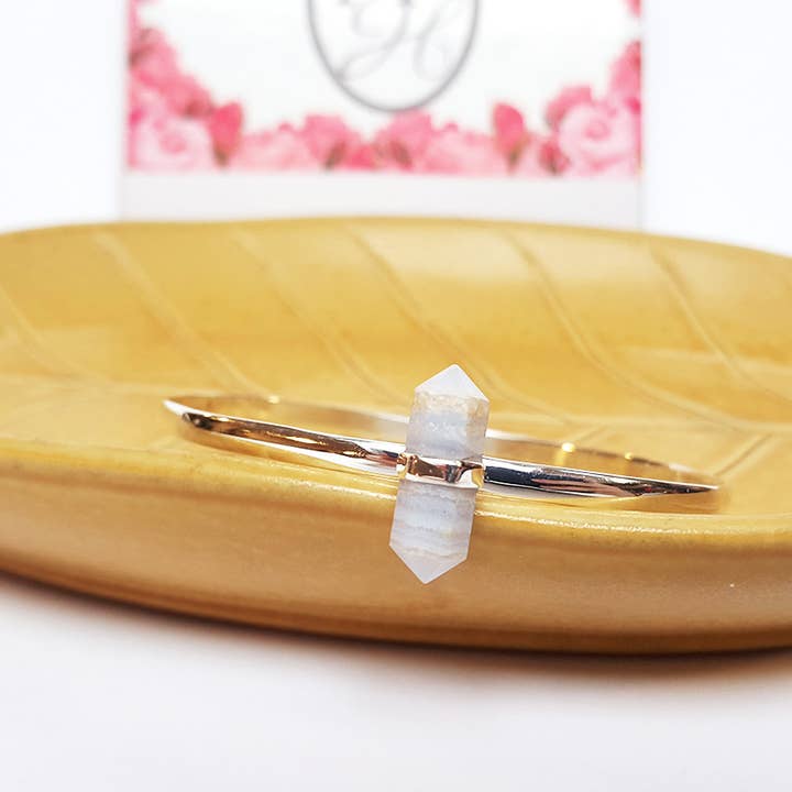 Bracelet calcédoine argent 925 pour la vente par MAISON HALLEUX SRL