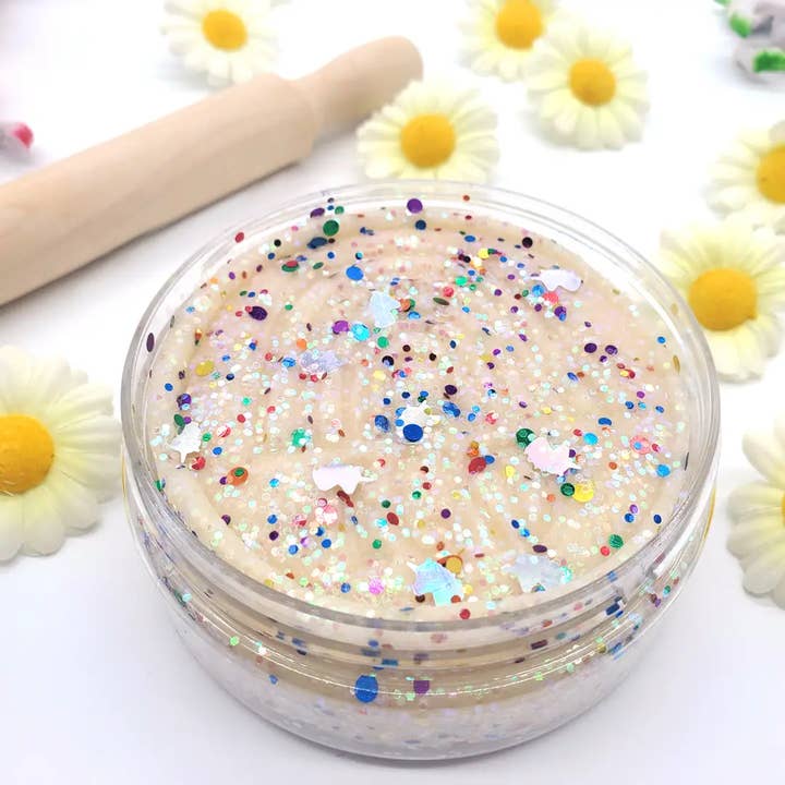 Earth Grown KidDoughs (KidDoughs by EGKD) - Wholesale Putty/Slime - Kids - Unicorn Glitter KidDough - 4 oz