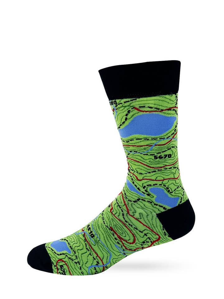 Fabdaz - Wholesale Socks - Men's - I'd Hike That Men's Novelty Crew Socks2