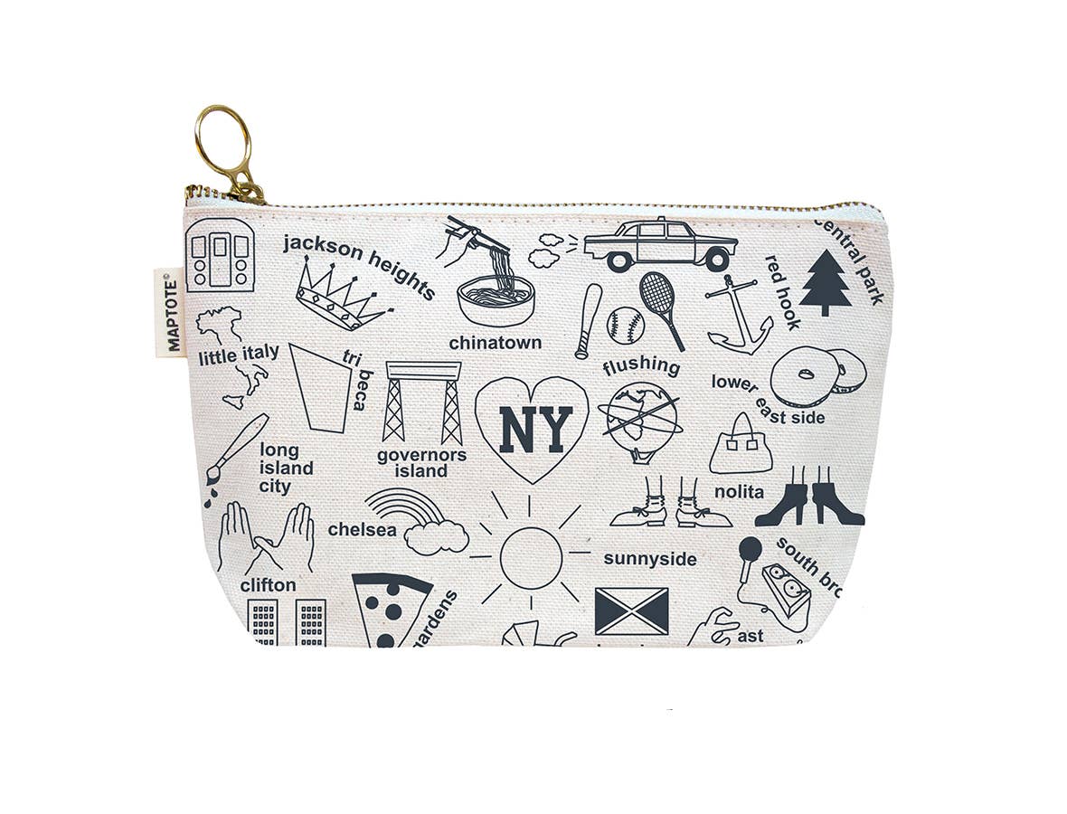 Maptote - Wholesale Pouch - Women's - New York City Zipped Pouch7