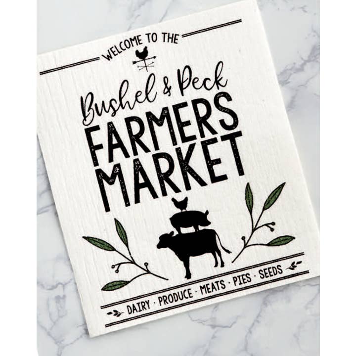 Design Imports - Wholesale Dishcloth - Farmers Market Swedish Dishcloth1