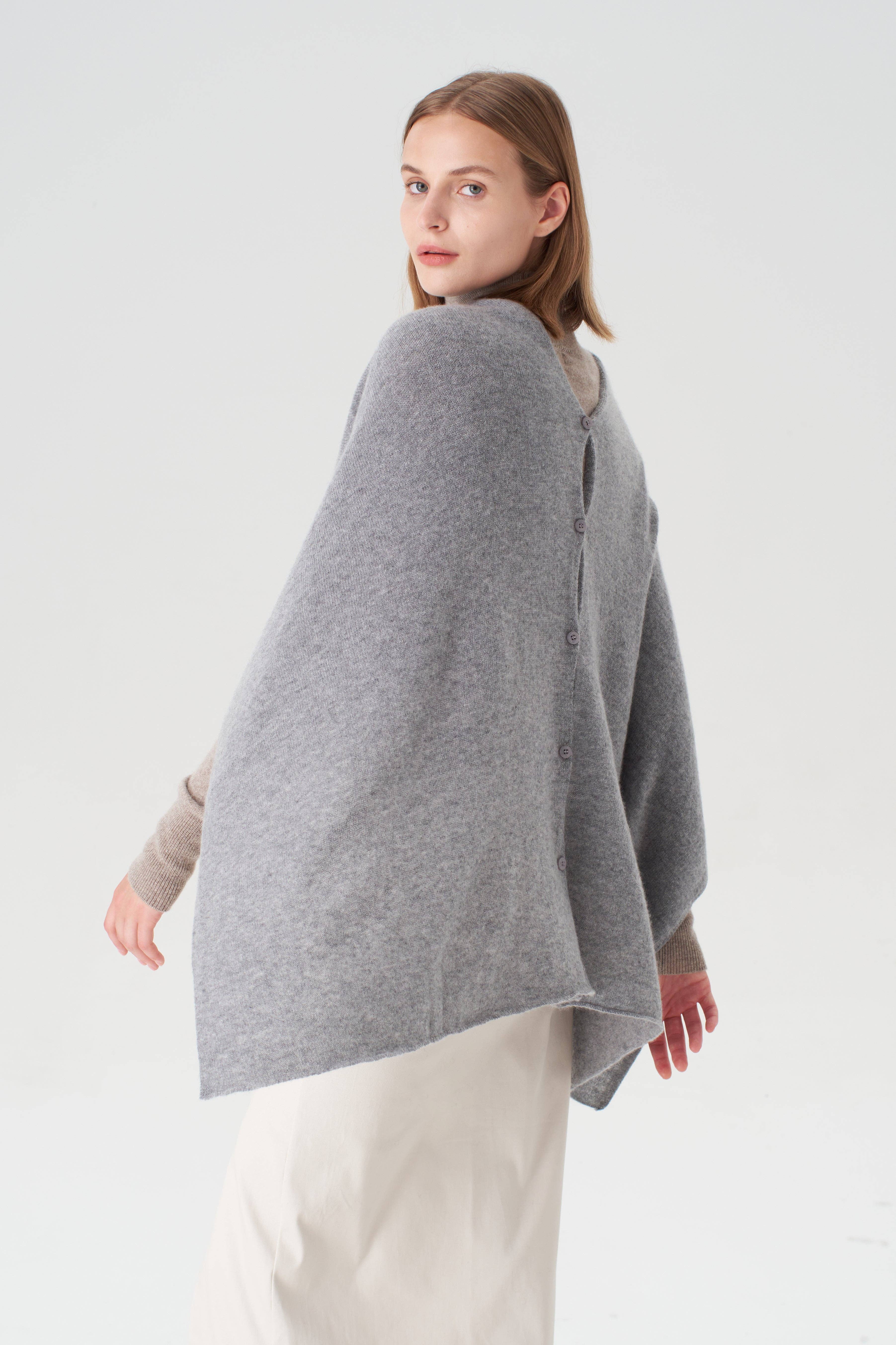 Cashmere Topper - Grey for wholesale on Faire2