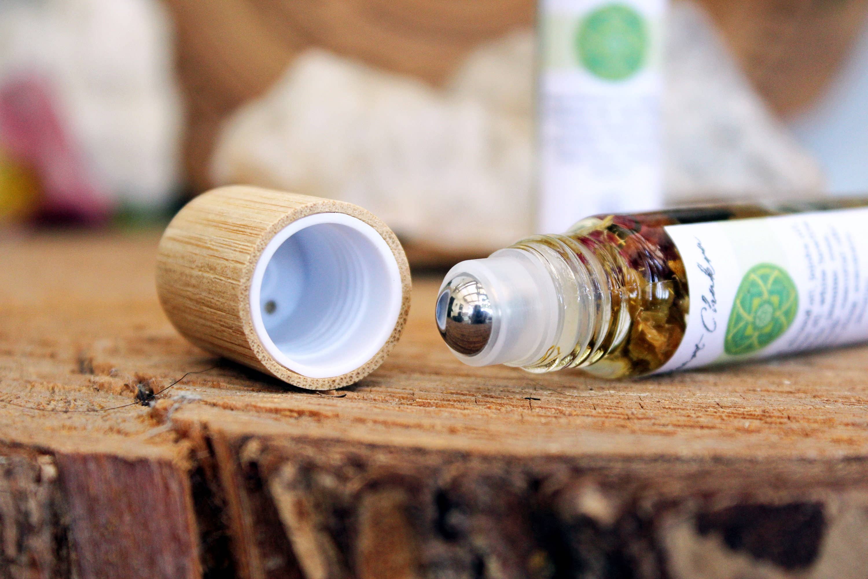 Ayamani Naturals - Vendita all'ingrosso Olio essenziale - Olio Roll On Chakra del Cuore, Cristalli Erbe & Oli Essenziali5