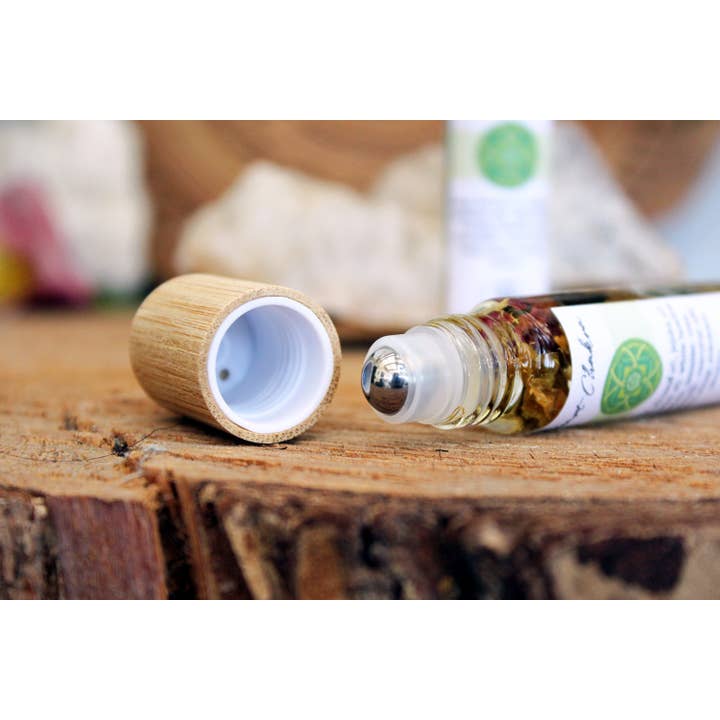 Ayamani Naturals - Vendita all'ingrosso Olio essenziale - Olio Roll On Chakra del Cuore, Cristalli Erbe & Oli Essenziali5