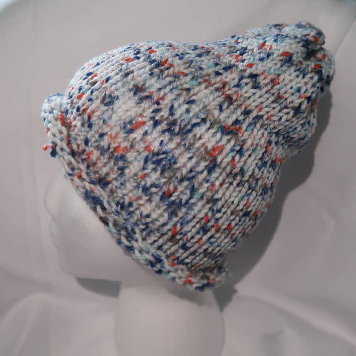 Chapéu de malha à mão salpicado por atacado de Knitacular Creations