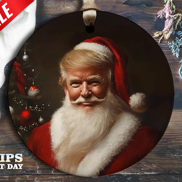 VenusArtsShop - Wholesale Ornament - Funny Trump Ornament, 3-inch | I'll Be Home| 5