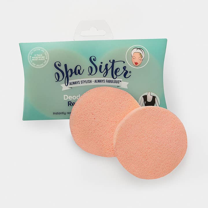 Deodorant Be-Gone Removing Sponges - Two Pack for wholesale by Bath Accessories Company