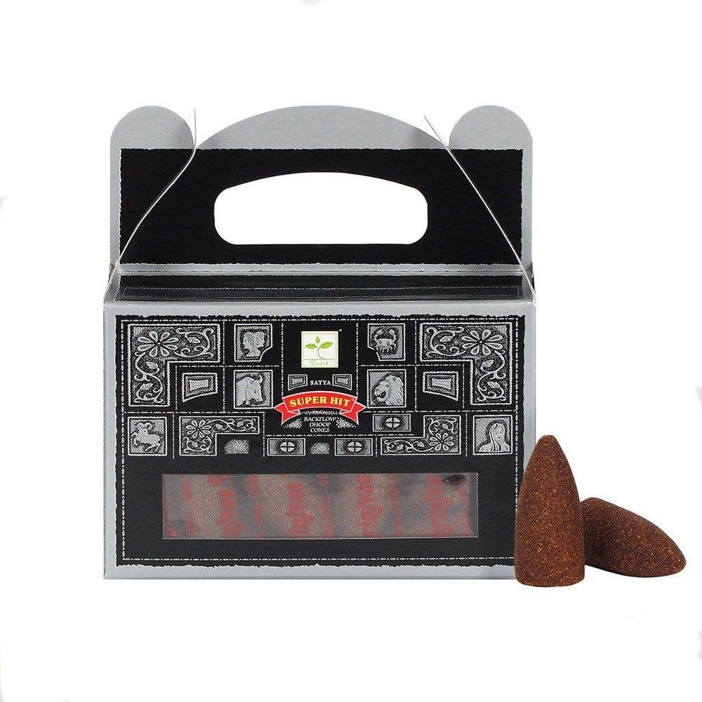 Ritual Scent – Engroshandel Røgelse – Satya Superhit Backflow Dhoop Cones 6 pakker med 24 kegler hver1