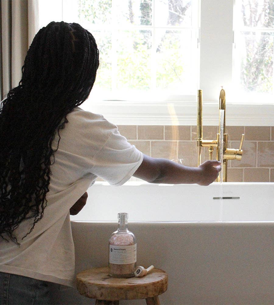 Mameni Beauty - Wholesale Bath Soak/Milk - “Compassion” Pink Himalayan Salt Soak6