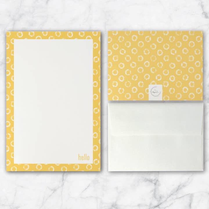 Set de papeterie - Sunshine pour la vente par 3/2 Paper Co.