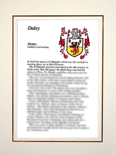 Daley for wholesale by Family Histories