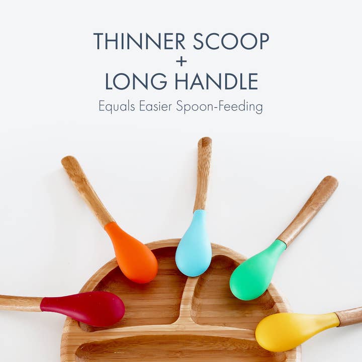 Avanchy - Wholesale Feeding Set - Baby - Avanchy Bamboo and Silicone Infant Spoons (Younger Babies)