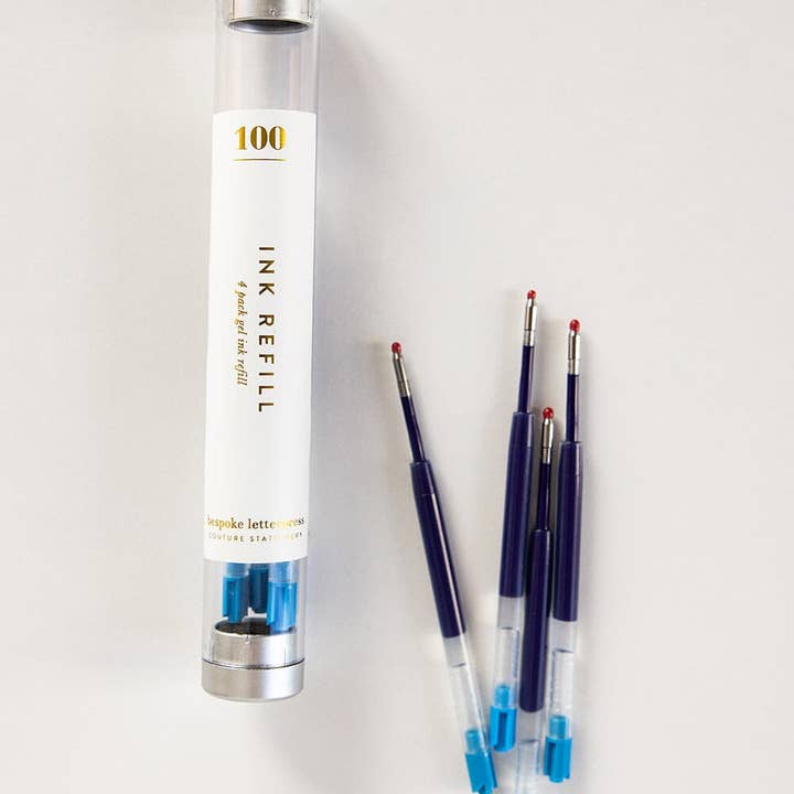 Bespoke Letterpress - Wholesale Pen - No. 100 Gel Ink Refill 4pk