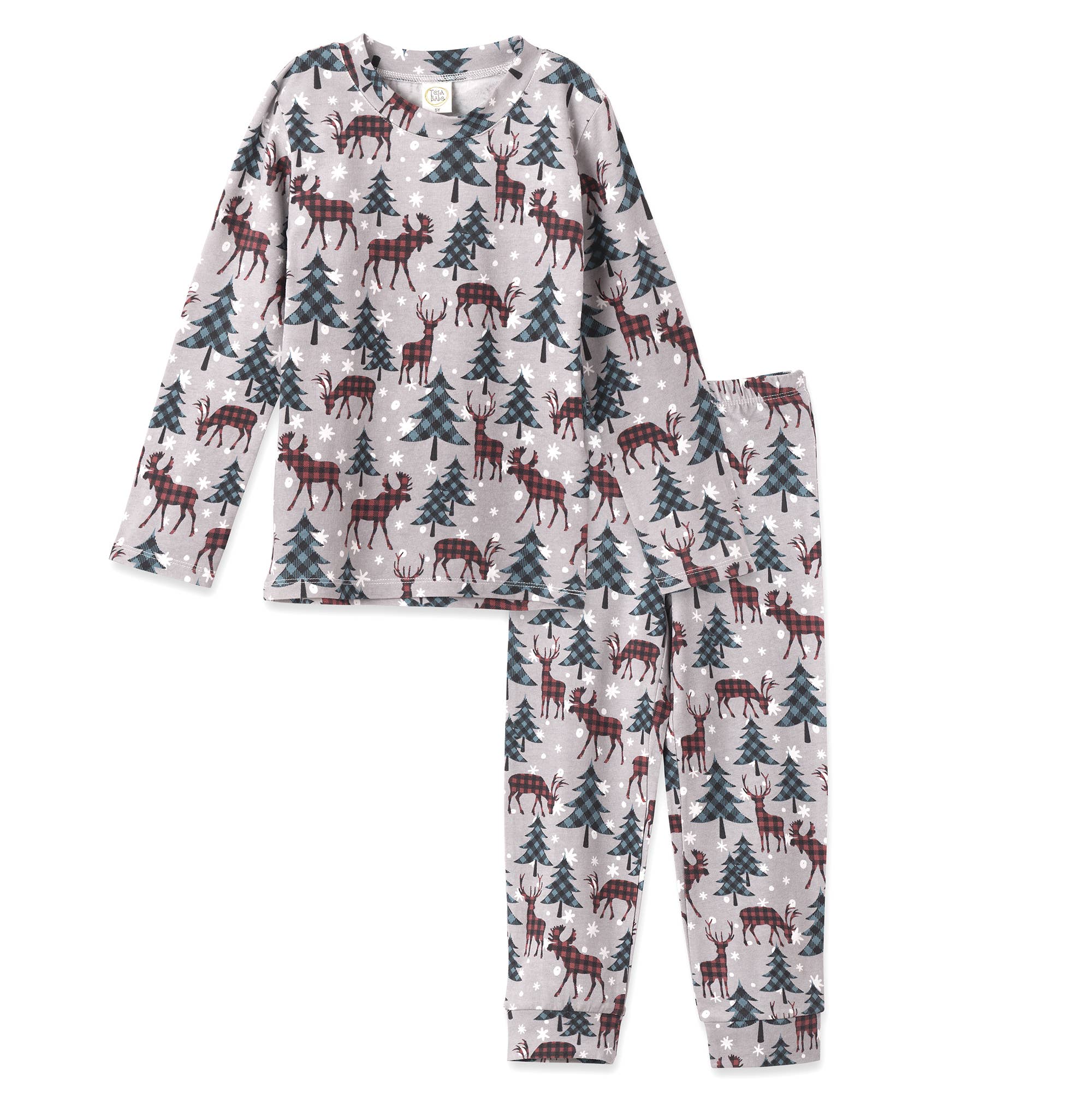 Tesa Babe – wholesale Pyjamas - Unisex – Nordic Pines familjematchande mjuka bambupyjamasar1