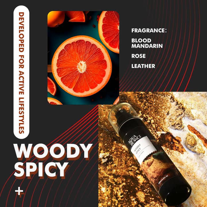 VIAI Beauty - Wholesale Deodorant - Men's - AQUA BLANCE Deodorizing Body Spray3